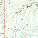 United States Geological Survey Fourmile Reservoir, WY (1961, 24000-Scale) digital map