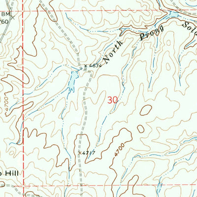 United States Geological Survey Fourmile Reservoir, WY (1961, 24000-Scale) digital map