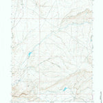United States Geological Survey Fourmile Ridge, WY (1953, 24000-Scale) digital map