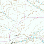 United States Geological Survey Fourmile Ridge, WY (1953, 24000-Scale) digital map