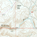 United States Geological Survey Fourmile Ridge, WY (1953, 24000-Scale) digital map