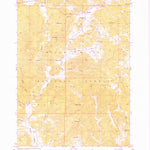 United States Geological Survey Fourmile, SD (1954, 24000-Scale) digital map