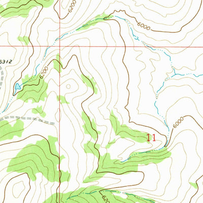 United States Geological Survey Fourmile Spring, MT (1972, 24000-Scale) digital map