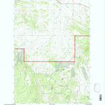 United States Geological Survey Fourmile Spring, MT (1995, 24000-Scale) digital map