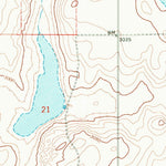 United States Geological Survey Fourteenmile Coulee NW, MT (1969, 24000-Scale) digital map