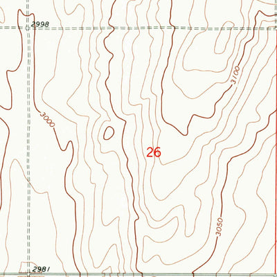 United States Geological Survey Fourteenmile Coulee NW, MT (1969, 24000-Scale) digital map