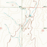 United States Geological Survey Fourteenmile Coulee SW, MT (1969, 24000-Scale) digital map