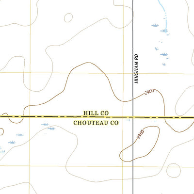 United States Geological Survey Fourteenmile Coulee SW, MT (2020, 24000-Scale) digital map