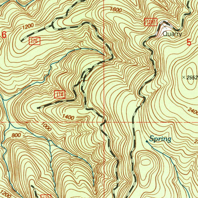 United States Geological Survey Fourth Of July Creek, OR (1996, 24000-Scale) digital map