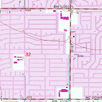 United States Geological Survey Fowler, AZ (1952, 24000-Scale) digital map