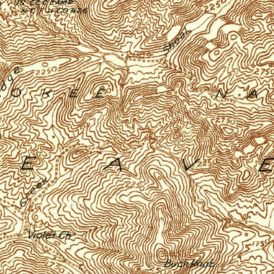 United States Geological Survey Fowler Bend, NC-TN (1934, 48000-Scale) digital map