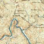 United States Geological Survey Fowler Bend, NC-TN (1938, 62500-Scale) digital map