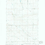 United States Geological Survey Fowler Coulee NW, MT (1967, 24000-Scale) digital map