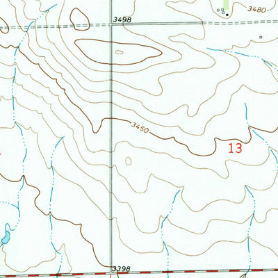 United States Geological Survey Fowler Coulee NW, MT (1967, 24000-Scale) digital map