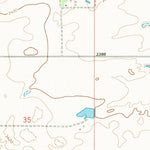 United States Geological Survey Fowler Coulee SE, MT (1967, 24000-Scale) digital map