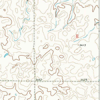 United States Geological Survey Fowler Coulee SE, MT (1967, 24000-Scale) digital map