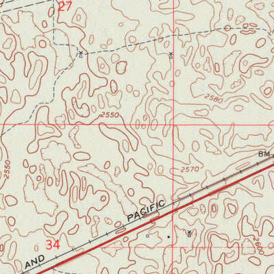 United States Geological Survey Fowler, KS (1969, 24000-Scale) digital map