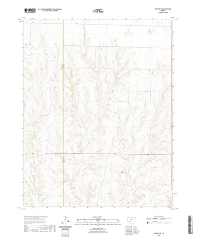 United States Geological Survey Fowler SE, KS (2022, 24000-Scale) digital map