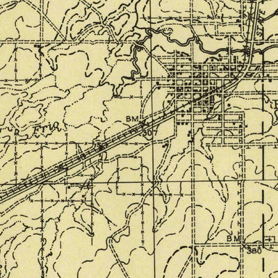 United States Geological Survey Fowlerton, TX (1942, 62500-Scale) digital map