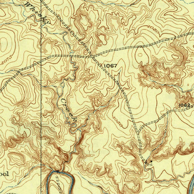 United States Geological Survey Fowlkes, TX (1919, 31680-Scale) digital map