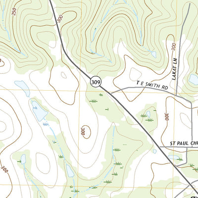 United States Geological Survey Fowlstown, GA (2020, 24000-Scale) digital map