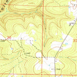 United States Geological Survey Fox, AR (1969, 24000-Scale) digital map
