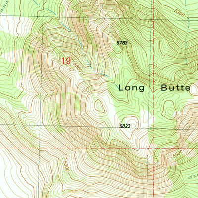 United States Geological Survey Fox Butte, OR (1981, 24000-Scale) digital map