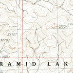 United States Geological Survey Fox Canyon, NV (1990, 24000-Scale) digital map