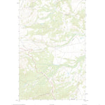 United States Geological Survey Fox Creek, MT (2020, 24000-Scale) digital map