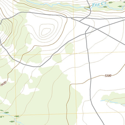 United States Geological Survey Fox Creek, MT (2020, 24000-Scale) digital map