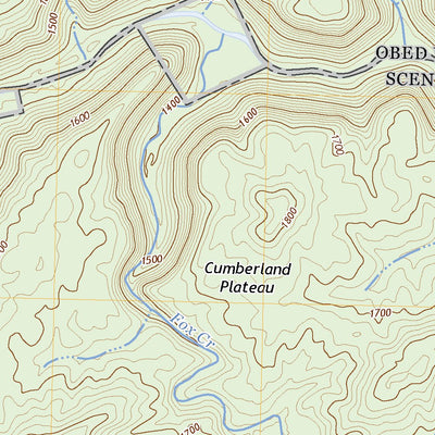 United States Geological Survey Fox Creek, TN (2022, 24000-Scale) digital map