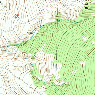 United States Geological Survey Fox Gulch, MT (1978, 24000-Scale) digital map