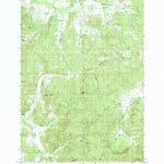 United States Geological Survey Fox Hollow, OR (1984, 24000-Scale) digital map