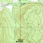 United States Geological Survey Fox Hollow, OR (1984, 24000-Scale) digital map