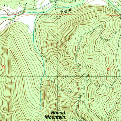 United States Geological Survey Fox Hollow, OR (1984, 24000-Scale) digital map