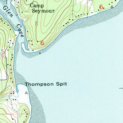 United States Geological Survey Fox Island, WA (1953, 24000-Scale) digital map