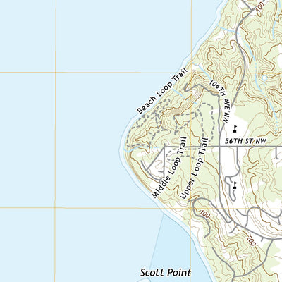 United States Geological Survey Fox Island, WA (2020, 24000-Scale) digital map