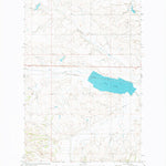 United States Geological Survey Fox Lake, MT (1972, 24000-Scale) digital map