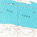 United States Geological Survey Fox Lake, MT (1972, 24000-Scale) digital map