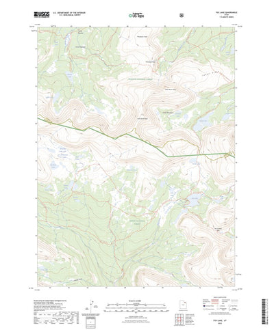 United States Geological Survey Fox Lake, UT (2023, 24000-Scale) digital map