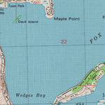 United States Geological Survey Fox Lake, WI (1980, 24000-Scale) digital map