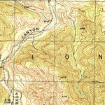 United States Geological Survey Fox Mountain, CA (1944, 31680-Scale) digital map