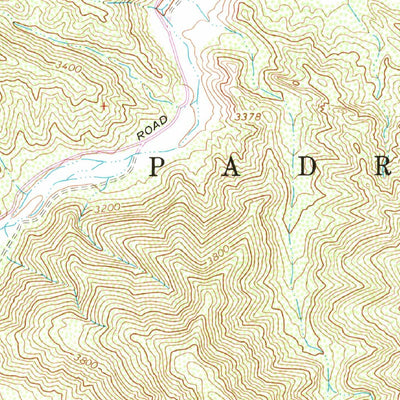 United States Geological Survey Fox Mountain, CA (1964, 24000-Scale) digital map