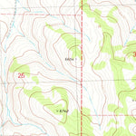 United States Geological Survey Fox Mountain, NV (1980, 24000-Scale) digital map