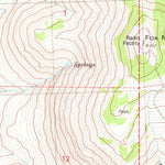 United States Geological Survey Fox Mountain, NV (1980, 24000-Scale) digital map