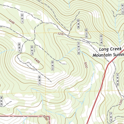 United States Geological Survey Fox, OR (2020, 24000-Scale) digital map