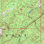 United States Geological Survey Foxboro, WI-MN (1954, 24000-Scale) digital map