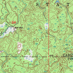 United States Geological Survey Foxboro, WI-MN (1954, 24000-Scale) digital map