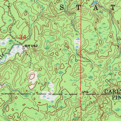 United States Geological Survey Foxboro, WI-MN (1954, 24000-Scale) digital map