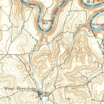 United States Geological Survey Foxburg, PA (1907, 62500-Scale) digital map